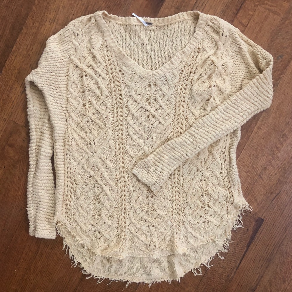 Free people tunic length sweater. Size small